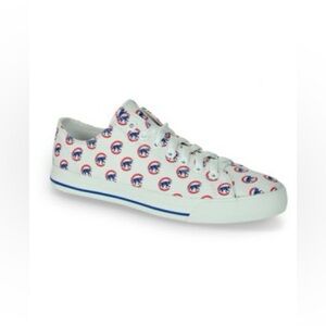 Row One MLBP Chicago Cubs Victory Logo Canvas Lace Up Sneakers🖤